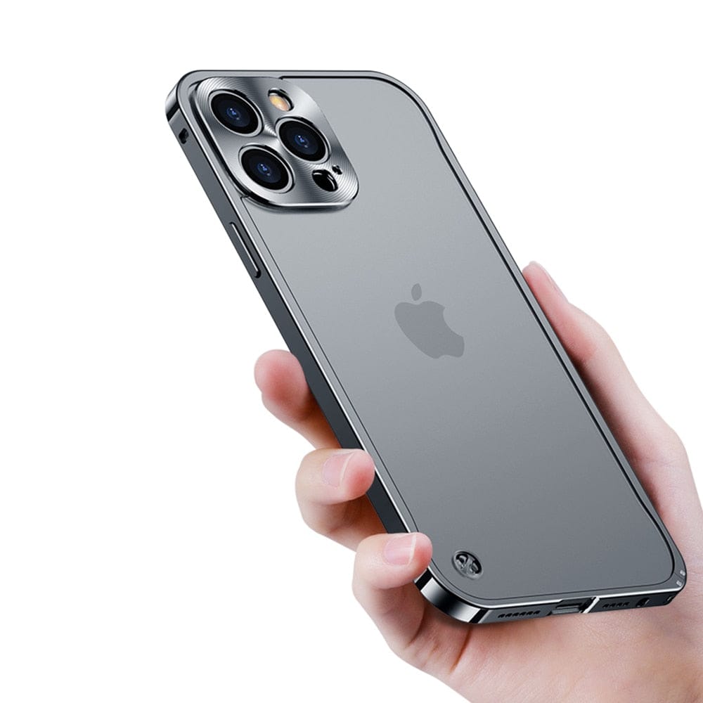 Aluminium bumper hoesje om een smartphone