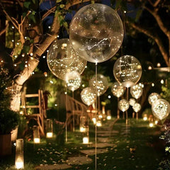 Lichtgevende ballonnen 45 cm, set van 10 met lichtsnoer - foto 5