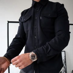 Overshirt heren met borstzakken - foto 6