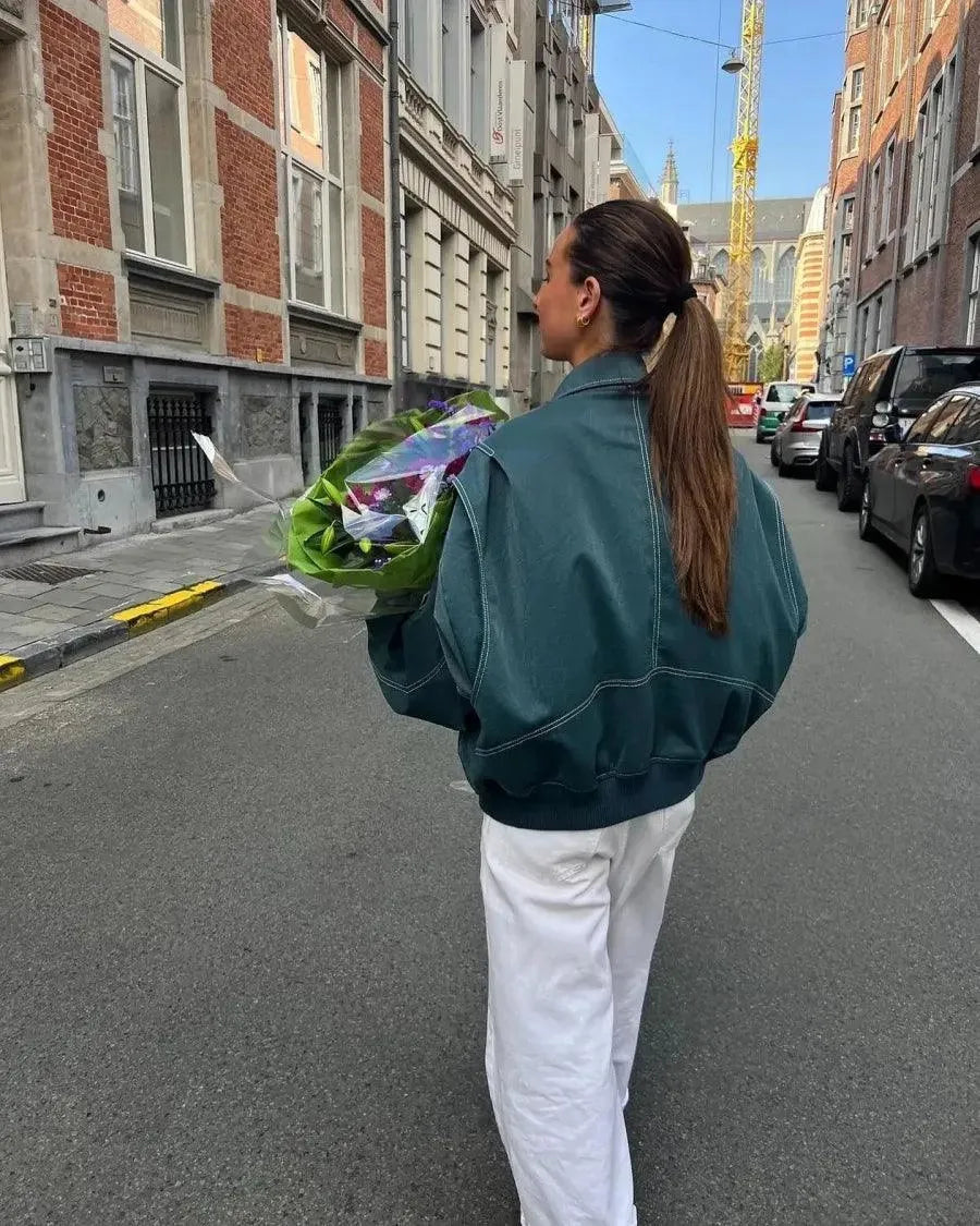 Oversized jas dames, casual - foto 6