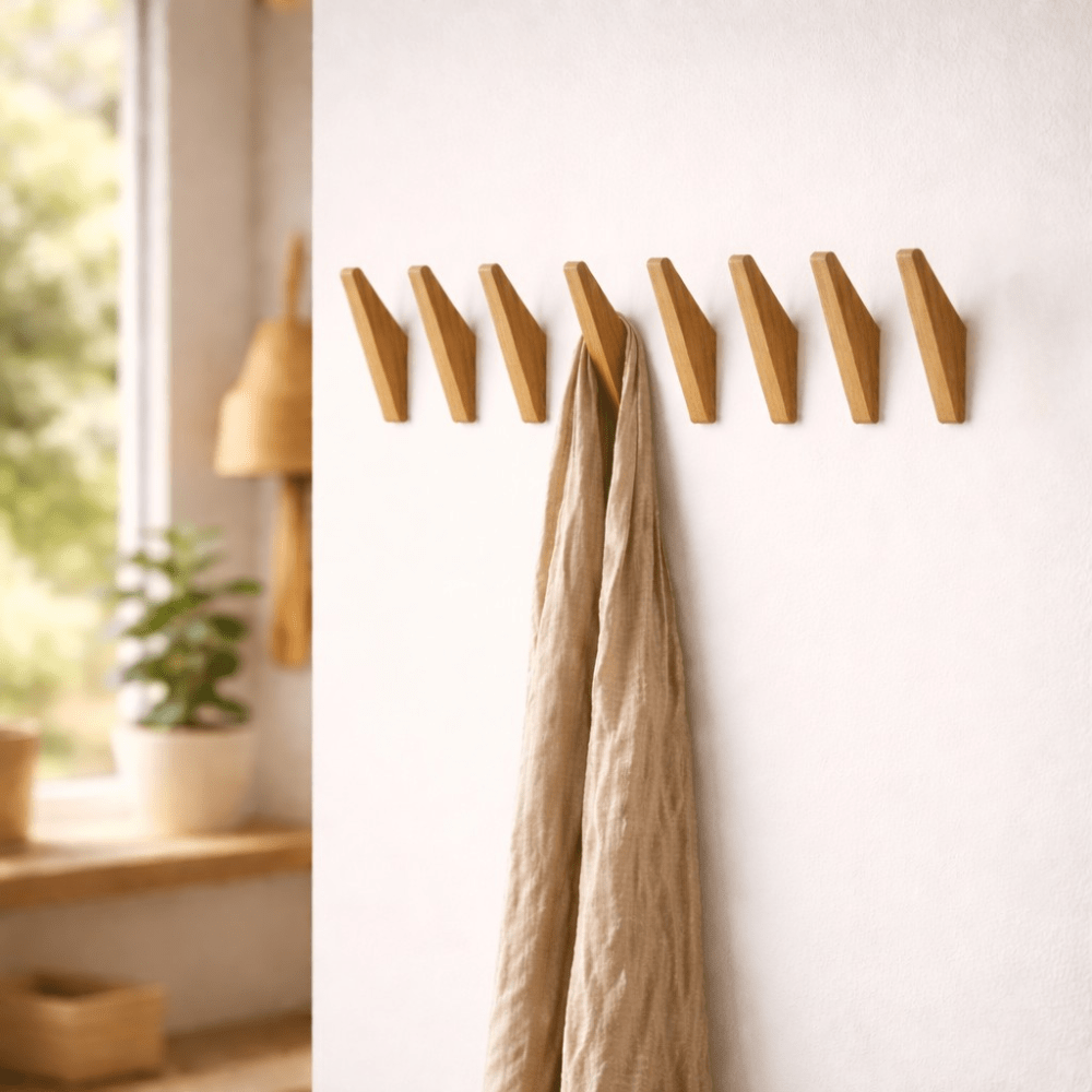 Houten wandhaak tweekleurig - foto 13