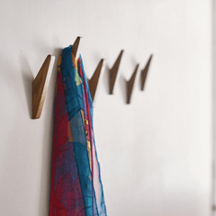 Houten wandhaak tweekleurig - foto 6