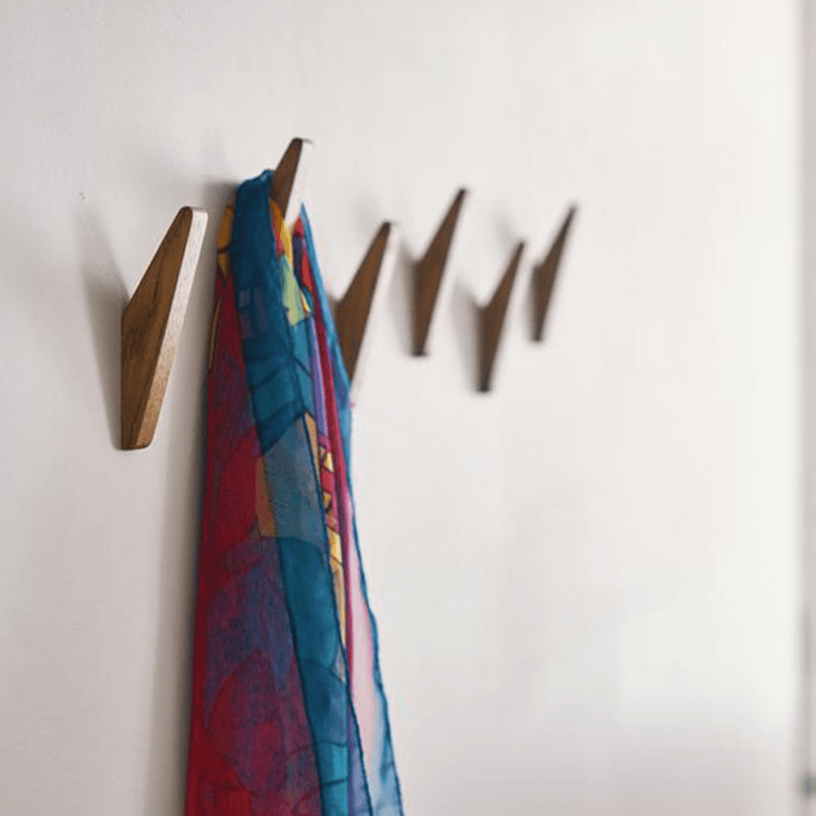 Houten wandhaak tweekleurig - foto 6