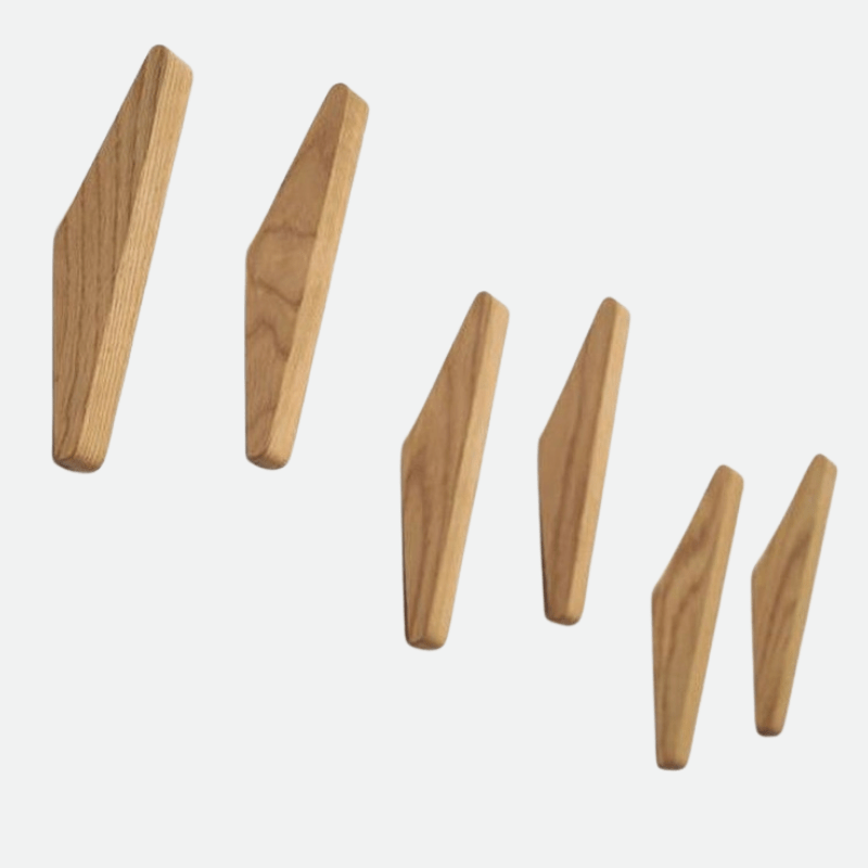 Houten wandhaak tweekleurig - foto 3