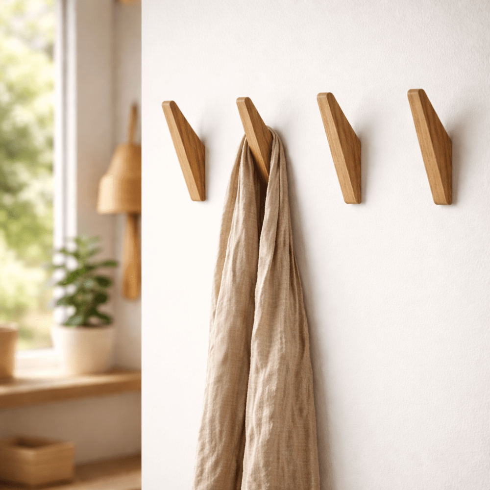 Houten wandhaak tweekleurig - foto 12
