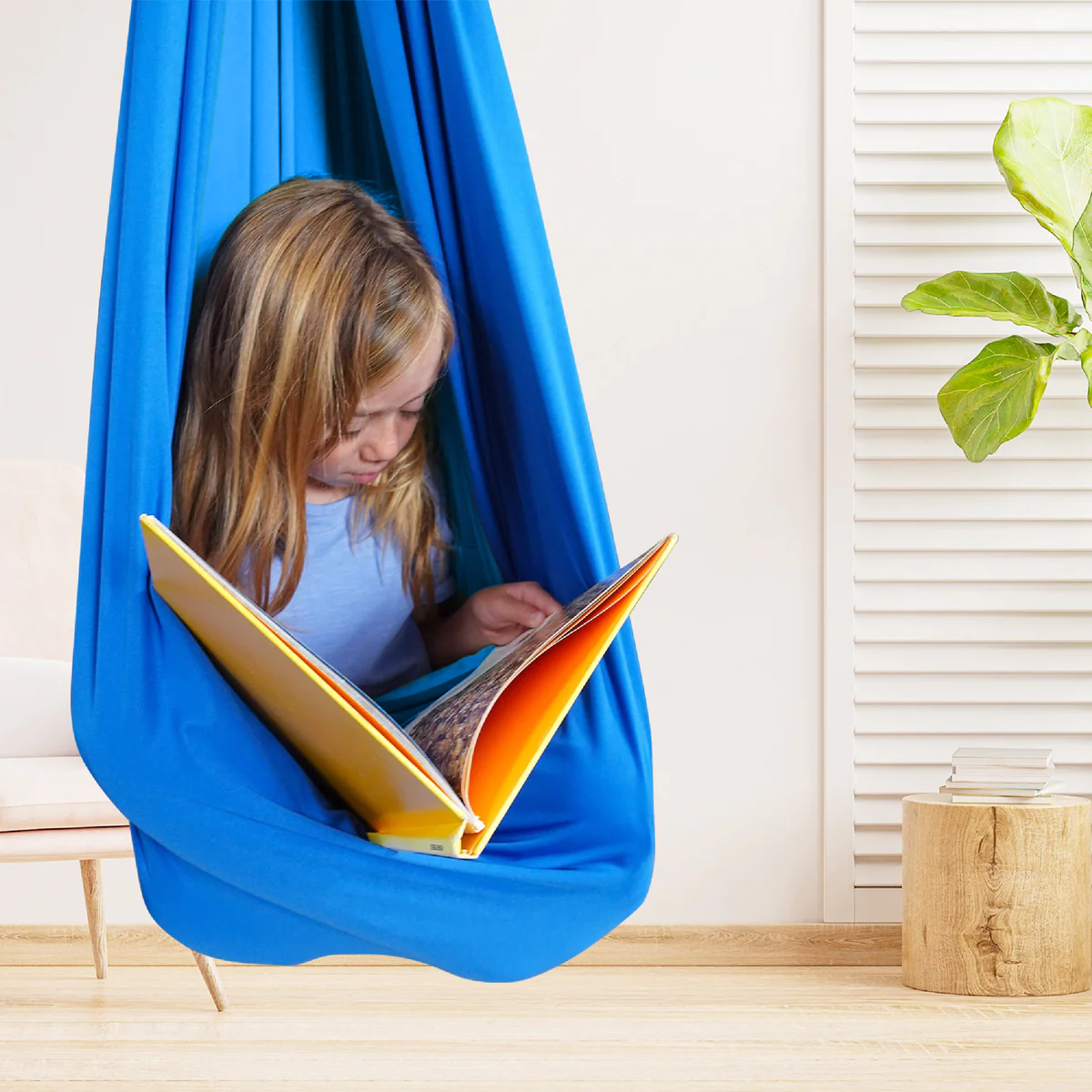 Hangcocon voor kinderen van zachte katoenen stof