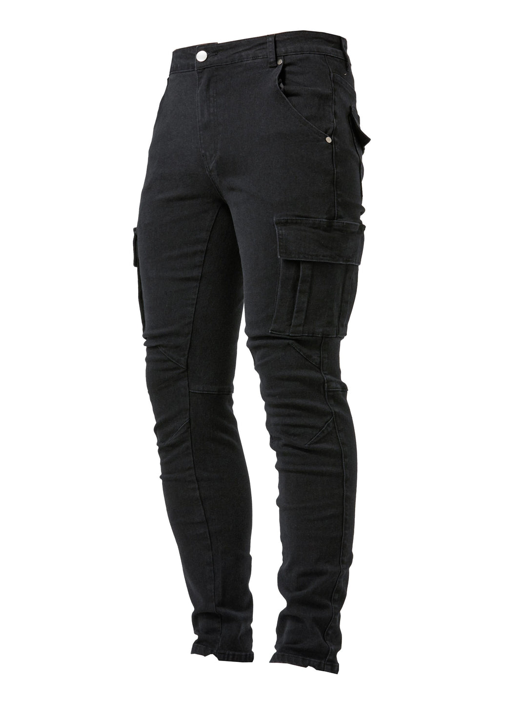Cargo jeans heren met stretch, slim fit - foto 2