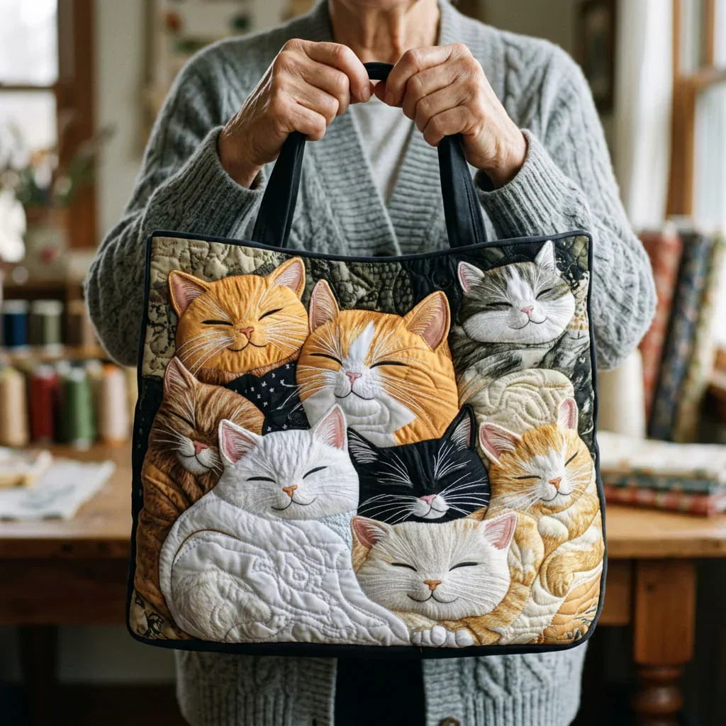 Shopper met slapende kittens - foto 2