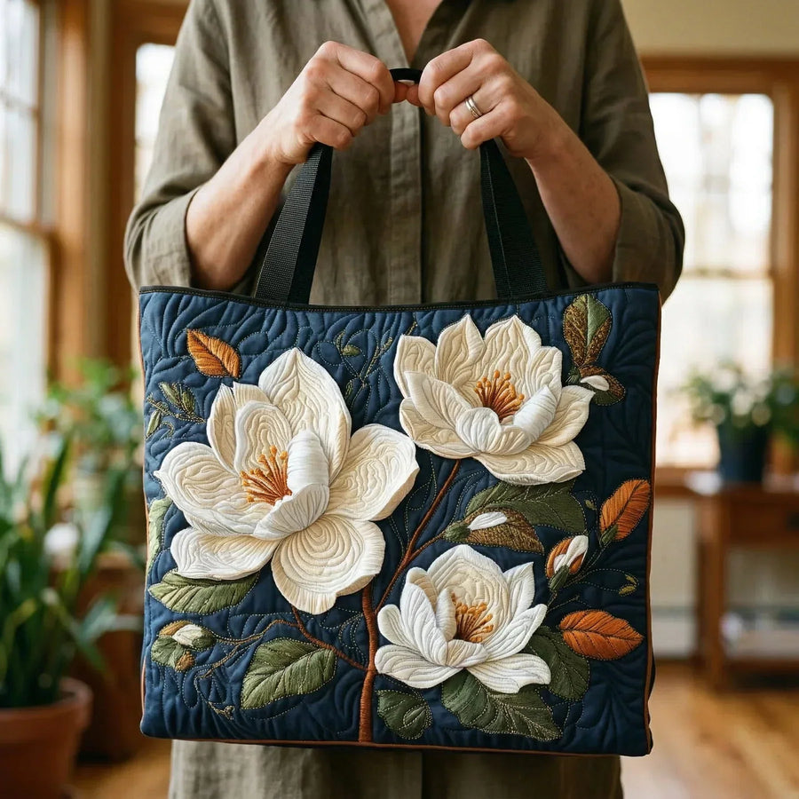 Shopper met magnolia, gewatteerd - foto 2