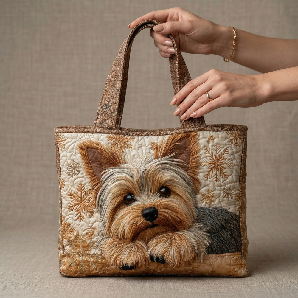 Shopper met Yorkshire terrier, gewatteerd - foto 2