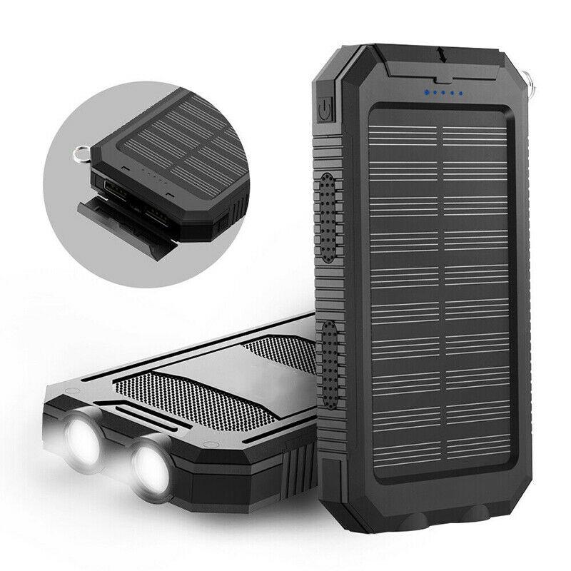 Solar powerbank 20000 mAh, spatwaterbestendig - foto 9