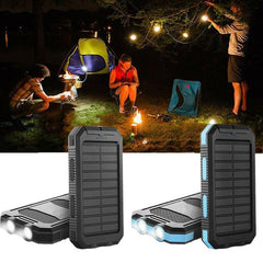 Solar powerbank 20000 mAh, spatwaterbestendig - foto 10
