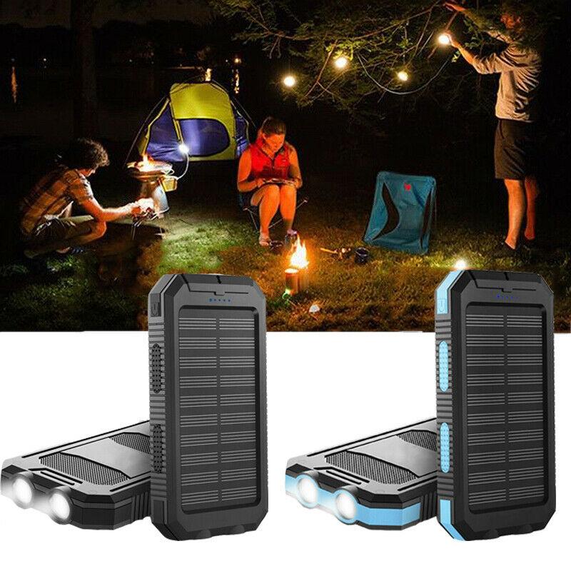 Solar powerbank 20000 mAh, spatwaterbestendig - foto 10