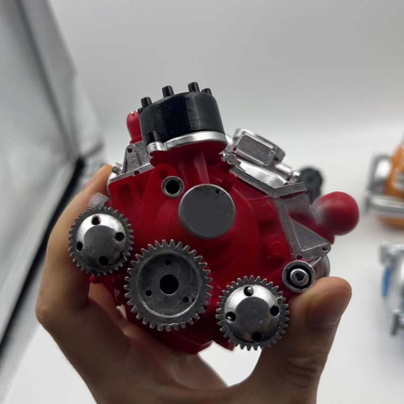 Bouwpakket V8 benzinemotor miniatuur, metalen modelmotor - foto 7