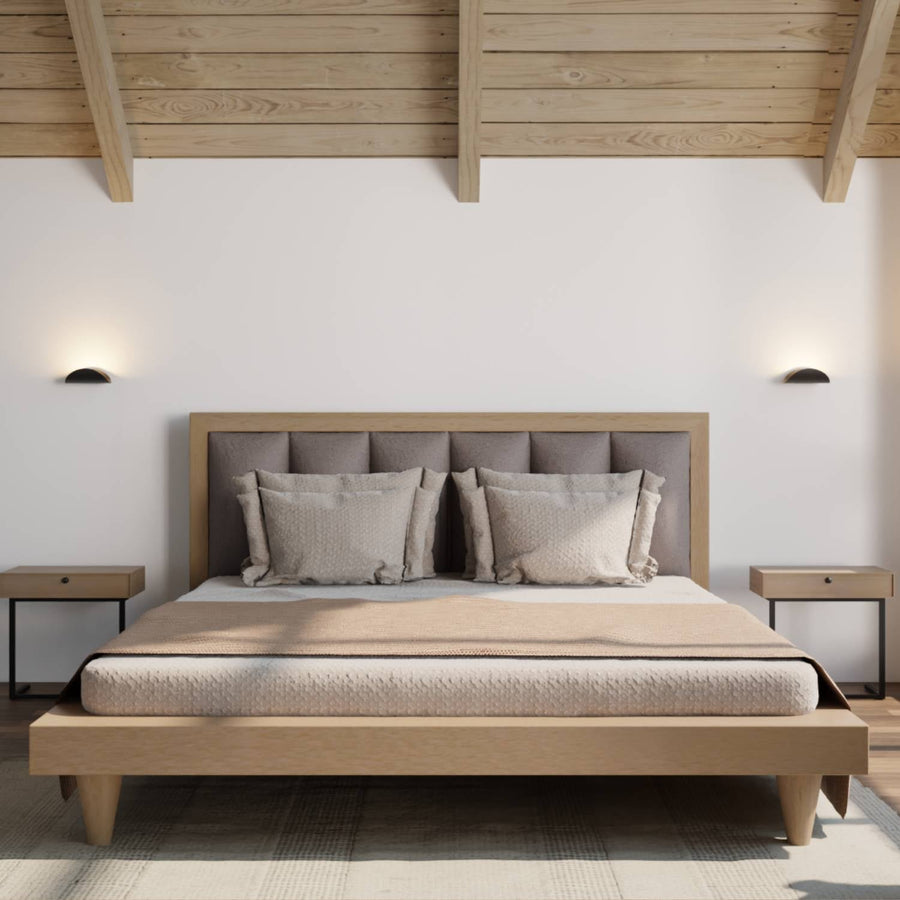 Halfronde LED wandlamp met indirect licht - foto 2