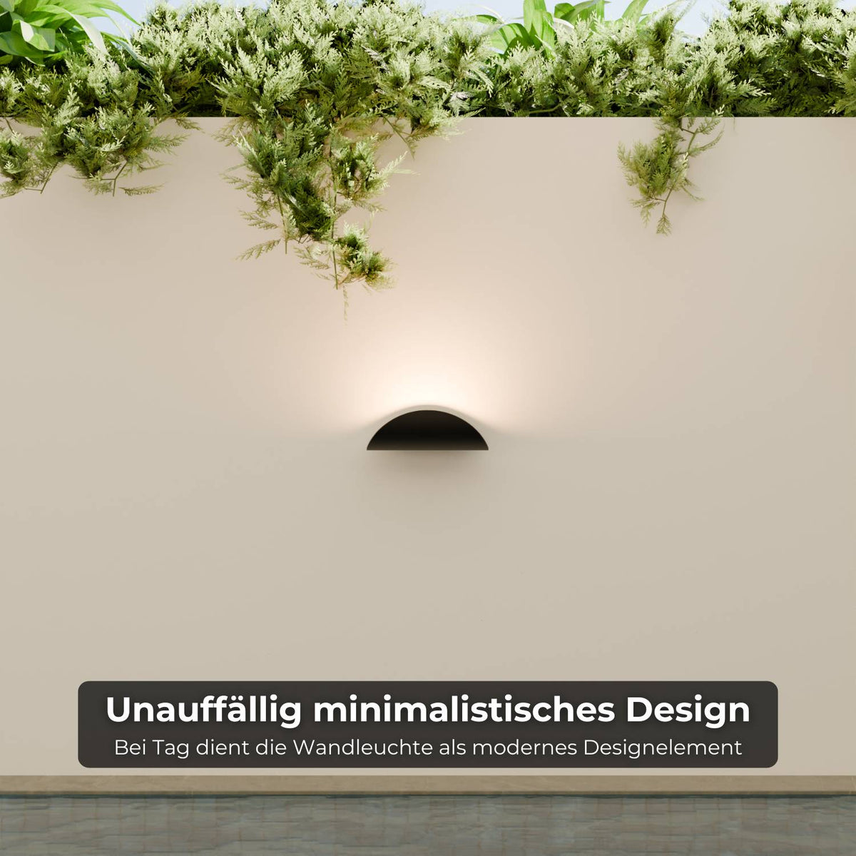 Halfronde LED wandlamp met indirect licht - foto 9